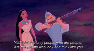 You think the only people who are people, Are the people who look and ...