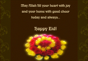 eid mubarak sms in hindi & english