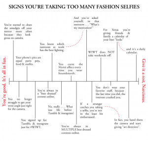 Signs youre taking too many selfies by Dappered.com