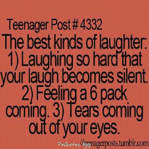 The best kinds of laughter