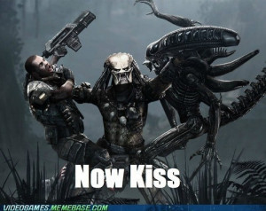 NOW KISS AVP - aliens-vs-predator Photo
