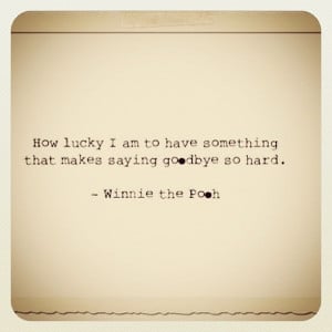 Winnie the Pooh Quote in Quotes & other things