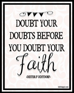 Stay true to yourself and your beliefs!