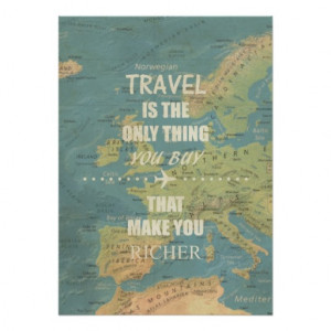 An inspiring travel quotes poster by TheJoyker