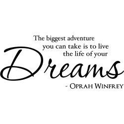 ... Quotes, Life, Dreams Big, Oprah Winfrey, Biggest Adventure, Living