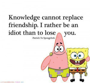 cartoon, friends, friendship, knowledge, love, patrick, spongebob