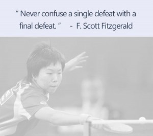 Quote about Failure: Never confuse a single defeat with a final defeat ...
