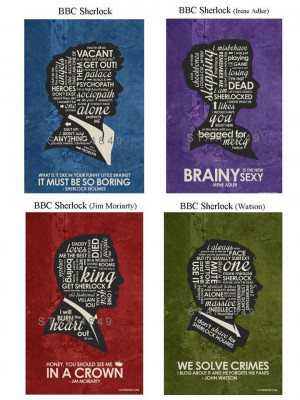 BBC Sherlock Quote Poster - New