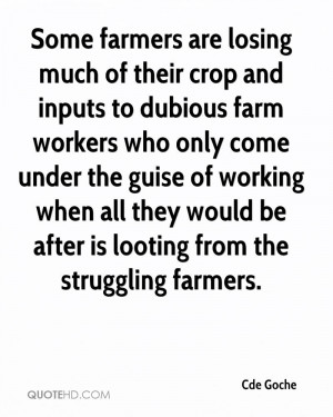 Some farmers are losing much of their crop and inputs to dubious farm ...