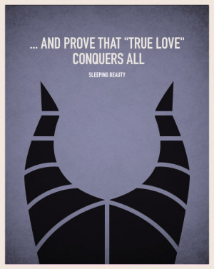 Minimalistic Disney Villain Movie Posters