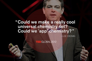 Lee Cronin at TEDGlobal 2012. Photo: James Duncan Davidson