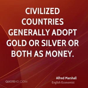 Alfred Marshall Money Quotes