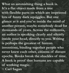 Carl Sagan on writing