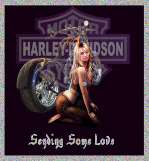 Showing Love Harley Davidson Tag Code: