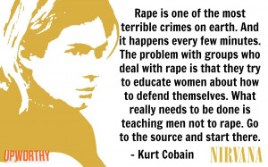 Kurt Cobain said some pretty insightful things during his short life