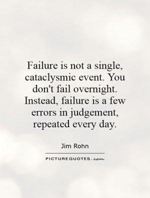 Failure Quotes Jim Rohn Quotes
