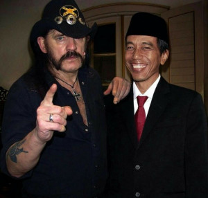 Lemmy Kilmister #Motörhead & Jokowi