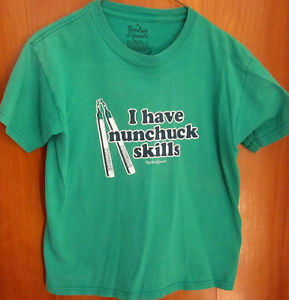 NAPOLEON-DYNAMITE-med-tee-I-Have-Nunchuck-Skills-quote-movie-T-shirt ...