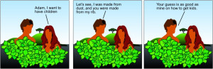 Innocence of Adam and Eve (Cartoon 04)