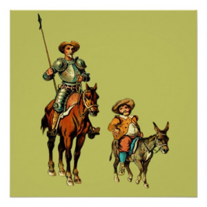 Don Quijote Y Sancho Panza Don don quichotte et sancho