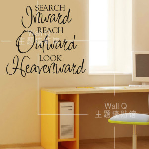 Do it ] Sofa Office Fashion Quote wall sticker art 61*66 CM Free ...