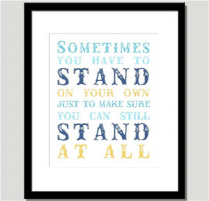 Stand on your own