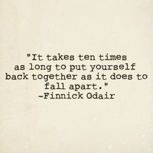 fall apart, famous quote, finnick, good, hunger games, katniss, quote ...