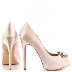 ... Junkie, Mischka 244 99, High Heels, Badgley Mischka, Pink Satin