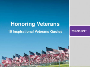 10 Inspirational Veterans Quotes