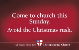 For all the Holiday Episcopalians! See you on Easter!