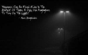quotes harry potter grayscale street lights albus dumbledore 1680x1050 ...