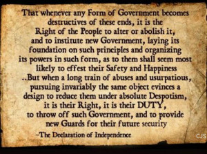 Our Declaration of Independence was rather ‘Incomplete’! Why?