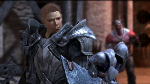 The three fates of Alistair: King, Drunkard, and Grey Warden.
