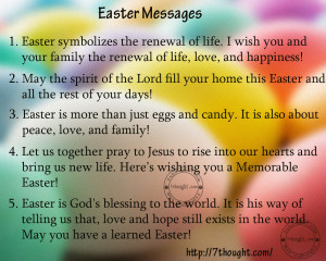 Easter Messages , SMS , Wishes , Greetings
