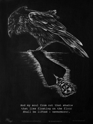 The Raven - Edgar Allan Poe by MIKEANGEL1 on deviantART