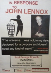 Prof John Lennox in South Africa 2013