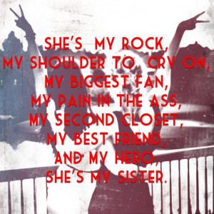sisters quotes she my rocks love my sisters quotes sisters quotes ...