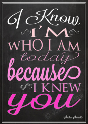 Wicked Quote - I Know I'm Who I am Today 