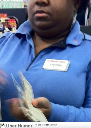 She was born to be a cashier with that name | Funny Pictures, Quotes ...