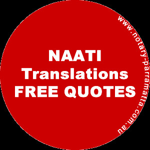 NAATI Translations - Free Quotes - Click Here