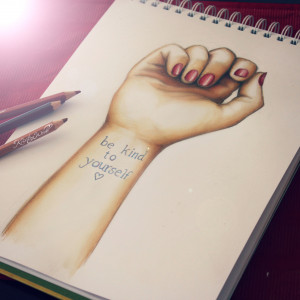 Stop Bullying Drawings Tumblr Stop self harm drawing