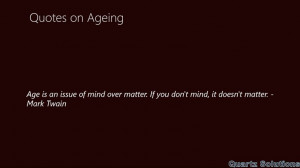 Quotes on Aging