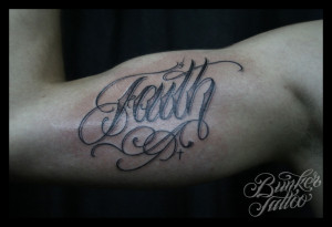 FREE TATTOO PICTURES: Tattoos Of Faith, Drawings, Images And Ideas
