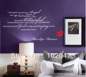Marilyn-Monroe-Somet-Love-Removable-DIY-Wall-Stickers-Quotes-Marilyn ...
