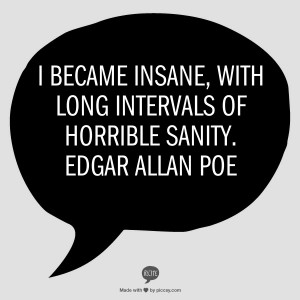 Poe Quote Became Insane With Long Intervals Accessorize