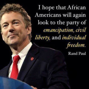 hope that African Americans will again look to the party of ...