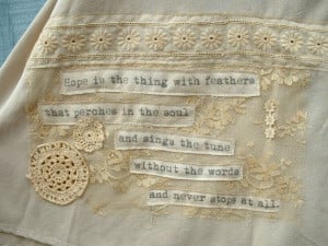 emily dickinson hope perches in the soul | Hope Quote Skirt // Emily ...
