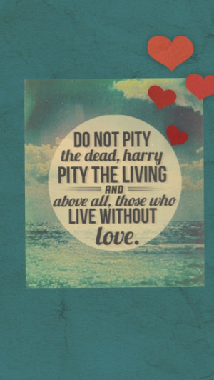 Albus Dumbledore quote and poster, 