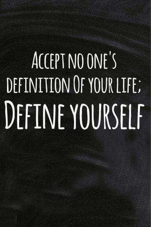 Define yourself