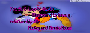 Mickey and Minnie Mouse Profile Facebook Covers